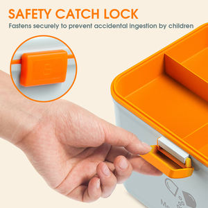 <span class=keywords><strong>Caja</strong></span> de Almacenamiento de Plástico Glosen 9669 de Doble Capa, Gran Capacidad, <span class=keywords><strong>18</strong></span> <span class=keywords><strong>Litros</strong></span>, Rosa/Azul, para Uso en el Hogar, Hotel u Hospital - Product Image 5