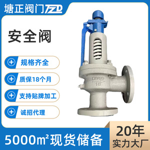 Soupape de sécurité à ressort à levée complète A47Y 16Q à bride en fonte ductile, type de décharge d'eau à pression réglable - Product Image 5