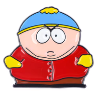 AiLI New Cartoon South Park Series Pins Épingles en métal émaillé Vêtements Épinglette Badge