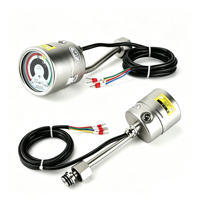 Medidor de densidad de gas SF6 HONGBIAN SRM6 con función de alarma de baja presión, de acero inoxidable, para gabinetes de interruptores con aislamiento de gas MV
