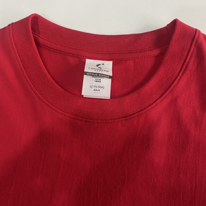 Vente en gros 220gsm 100% coton T-shirt col rond Tee Top imprimé Logo personnalisé imprimé chemise vierge groupe fête chemise promotionnelle - Product Image 1