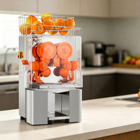 Presse-agrumes industriel commercial automatique pour oranges entières et extracteur de jus pour bar à jus, café, vente au détail