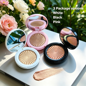 En gros, Poudre illuminatrice pour le visage, effet scintillant, avec <span class=keywords><strong>miroir</strong></span>, <span class=keywords><strong>noir</strong></span>, rose, blanc, marque personnalisée - Product Image 1