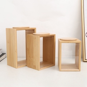 Caja de Almacenamiento Moderna, Ecológica y de Gran Capacidad de Bambú para Granos, para Guardar Cacahuetes, Semillas de Sésamo, Granos Múltiples, Sellada para Cocina - Product Image 2