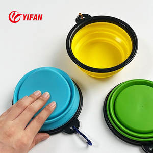 Assiette à dîner pliable pour rongeurs, vaisselle en silicone pour chien de <span class=keywords><strong>berger</strong></span>, bol pour chien domestique, cochon chaton, nécessités quotidiennes, vente en gros - Product Image 5