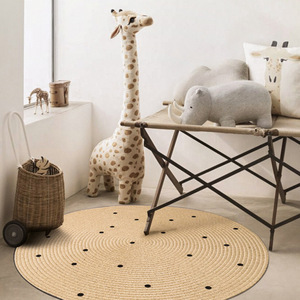 <span class=keywords><strong>Alfombra</strong></span> circular para gatear para niños, sala de estar, dormitorio, manta de noche, <span class=keywords><strong>alfombra</strong></span> minimalista Nórdica - Product Image 2