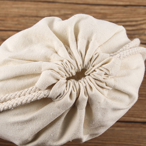 Dây rút dây rút mở túi lưu trữ với quảng cáo in thân thiện với môi <span class=keywords><strong>cotton</strong></span> túi vải - Product Image 2