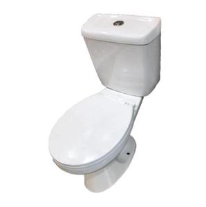 Juego de inodoro para baño de África, Nigeria, Ghana, cubierta de asiento de cierre suave UF con cerámica PP redonda moderna China económica de dos piezas - Product Image 1