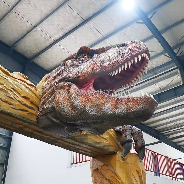 Realistic Dinosaur Entrance Arch Animatronic T-Rex Gate with Sound ...
