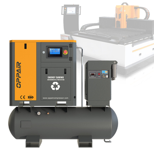 Compressore d'Aria a Vite Rotativo Silenzioso ad Alta Efficienza Senza Olio 15kw 17/8/10/12Bar 20 Hp per Macchinari per Lavorazione del Legno - Product Image 2