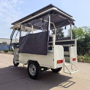 Tricycle Électrique 60V-1500W, Rickshaw Keke, Tricycle Bajaj, Housse de Pluie, Véhicule à Trois Roues Solaire pour Passagers, Fabriqué en Chine - Product Image 4