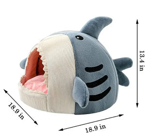 Großhandel Pet Cave Produkte für Haustiere Schlaf Gemütliche Haus Katzen Zelt Zubehör Nische Chat Soft Pet Cute Bett - Product Image 4