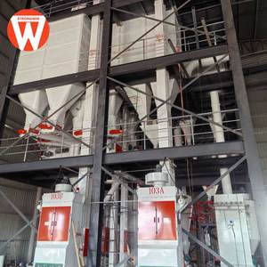 Nueva Línea de Producción de Alimentos para Animales de Granja Automática Strongwin, 10 Toneladas por Hora, Motor Eléctrico de Alta Potencia, Acero Inoxidable 304 - Product Image 4