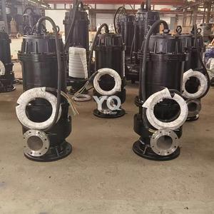 High Flow <b>Submersible</b> Sewage Centrifugal <b>Pump</b> 20 Hp With Pressure 500 Bar for Dirty Water - Product Image 6