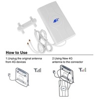 X62 5G Antena omnidireccional LPDA de largo alcance para exteriores HDTV Cable de TV aéreo Conector barato Comunicación de material de fibra de vidrio