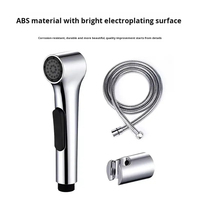 Pommeau de douche bidet mural design moderne en ABS pour hôtel, ensemble pistolet pulvérisateur pour bidet