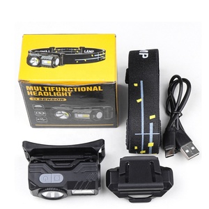 RGB LED Sensor Headlamp <strong>Type</strong>-c Rechargeable Night Running Head Lamp Outdoor Fishing Headlight Small Cap Head Lamp - Product Image 5