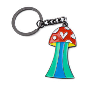 Factory Price Custom logo Sports KeyChains Metal Soft Enamel logo <strong>Keychain</strong> - Product Image 6