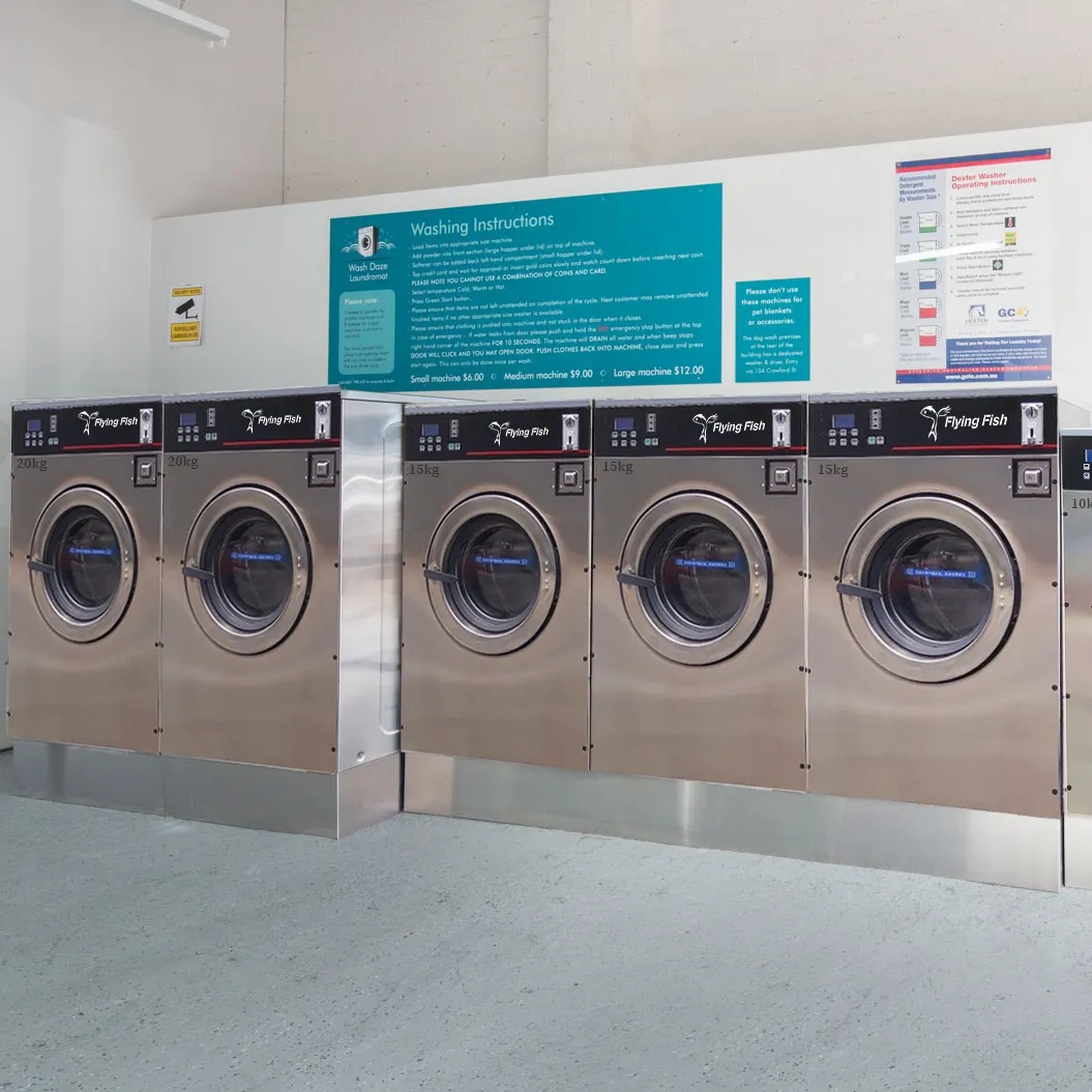 Laundry Machine Washing Professional Coin Type Laundry Washing Machine And Dryer