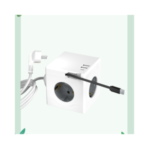 High Quality Intelligent Expansion Cube Socket Free Expansion Data <b>Cable</b> 74cm Long with 3 EU Outlet 2 <b>USB</b> 1 TYPE C Power Cord - Product Image 1