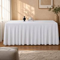 Nappe rectangulaire de style jupe, épaisse, anti-poussière, en polyester, faite à la main, pour usage domestique, de style européen et américain