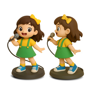 ฟิกเกอร์ตัวละครสาวน้อยแบบนิ่ม PVC ผลิตตามสั่ง ของเล่นโมเดลร้องเพลง 3 มิติ สินค้าอนิเมะ ของขวัญ กล่องสุ่ม ตุ๊กตา ผลิตจากโรงงาน - Product Image 2