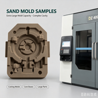 Imprimante 3D à jet de liant DZ4500 automatique, nouvelle, ultra-grande, pour sable, 4000x2000x800mm, solution AXIOM3D permettant des délais de livraison courts