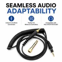 Câble audio DJ de remplacement à 4 pôles longs pour casque Pioneer HDJ-CUE1-X5/X7/S7