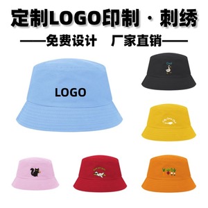 Unisex Bucket Hat Pure Cotton Solid Color <b>Sunscreen</b> Breathable Foldable Fisherman Hat - Product Image 4