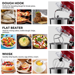 Thiết bị điện thủ công Máy xay thịt batidora Máy xay rau bánh trộn hành tinh 5L 6.2L đứng máy trộn thức ăn - Product Image 3