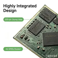 Nouveau module de carte mère TM-CM3 RK3566 avec design à trous de 200 broches, 4 Go DDR, 32 Go EMMC intégré, Gigabit, pour ordinateur de bureau open source