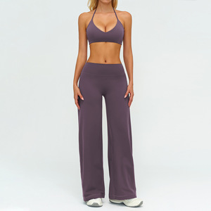 Ensemble <span class=keywords><strong>de</strong></span> yoga 2026 pour femmes, 2 pièces, vêtements <span class=keywords><strong>de</strong></span> sport, haut à manches longues avec fermeture éclair, leggings <span class=keywords><strong>de</strong></span> sport taille haute, tenue <span class=keywords><strong>de</strong></span> sport - Product Image 2