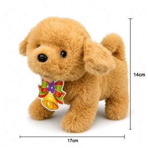 Peluche de Perro Golden Retriever Eléctrico que Camina, Ladra, se Estira, Mueve la Cola, Interactivo con el Tacto, Regalos para Niños, Juguetes Nuevos - Product Image 6
