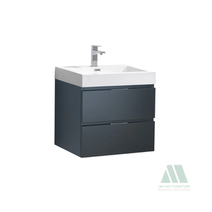 Vente en gros de meubles de salle de bain muraux modernes en bois massif de chêne/pin/acacia, avec bassin en céramique inclus ODM/OEM, prêt à expédier - Product Image 3