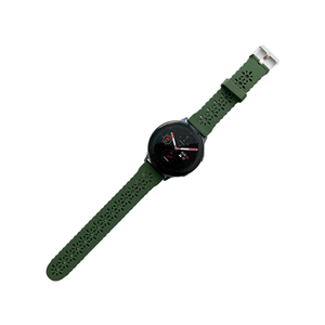 Correa de silicona para reloj inteligente de girasol para Huawei para <span class=keywords><strong>Samsung</strong></span> Watch4 40/44mm <span class=keywords><strong>Watch</strong></span> <span class=keywords><strong>4</strong></span> <span class=keywords><strong>Classic</strong></span> <span class=keywords><strong>42</strong></span>/46mm Watch3 41mm transpirable - Product Image 3