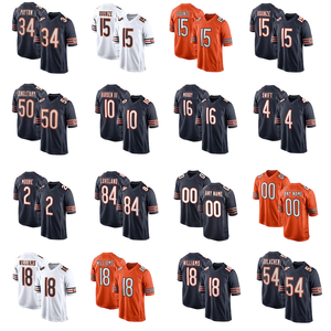 Caleb Williams Chicago Bears Spieler-Trikot - Marineblau Bestes Gesticktes American Football Trikot - Product Image 1
