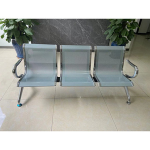 Sillas de espera Prosperous Seat WZ903 de acero inoxidable con pasamanos para hospitales, escuelas y uso público - Product Image 1