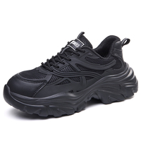 Chaussures de travail respirantes pour femmes, semelle isolante et amortissante, anti-écrasement, anti-perforation, antidérapantes, légères, type baskets