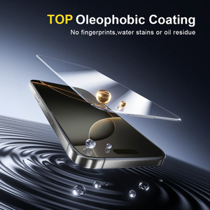 Pellicola Protettiva Antistatica ESD 0,55 MM Copertura Totale in <span class=keywords><strong>Vetro</strong></span> Temperato ESD per iPhone 16 16 Pro 16 17 Pro Max 15 Plus - Product Image 6