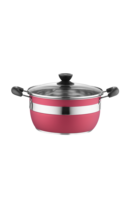 Lot de 6 casseroles de cuisson en acier inoxydable avec revêtement extérieur, compatibles induction, pour la cuisine domestique, ensemble de casseroles et marmites, ustensiles de cuisine