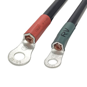 Kabel Sambung Positif Negatif Baterai Forklift Arus Besar Kustom, Konduktor Aluminium Berisolasi PVC 12V Untuk Penggunaan Otomotif - Product Image 5