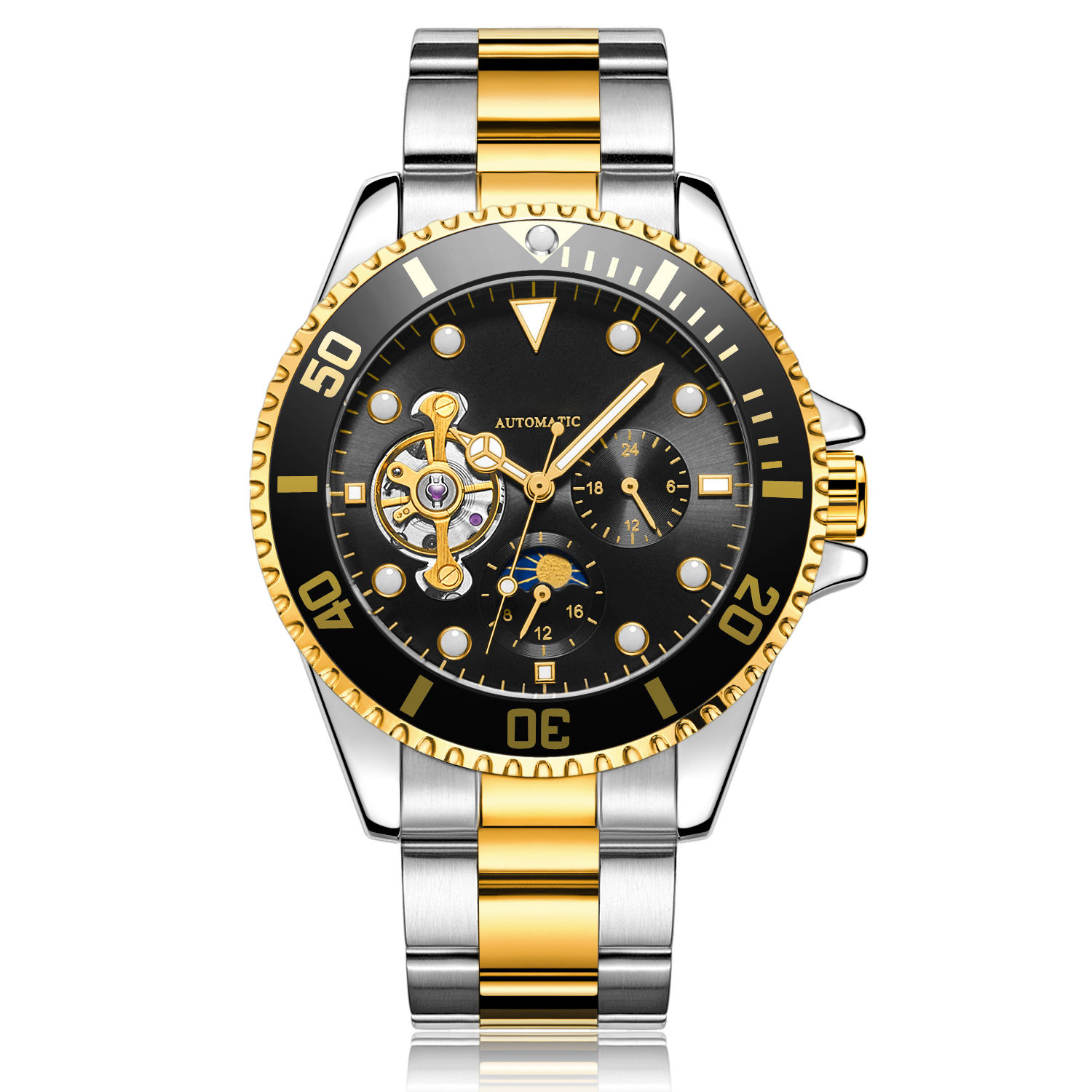Luxury Diver Watches Tourbillon Mechanical Men's Watches