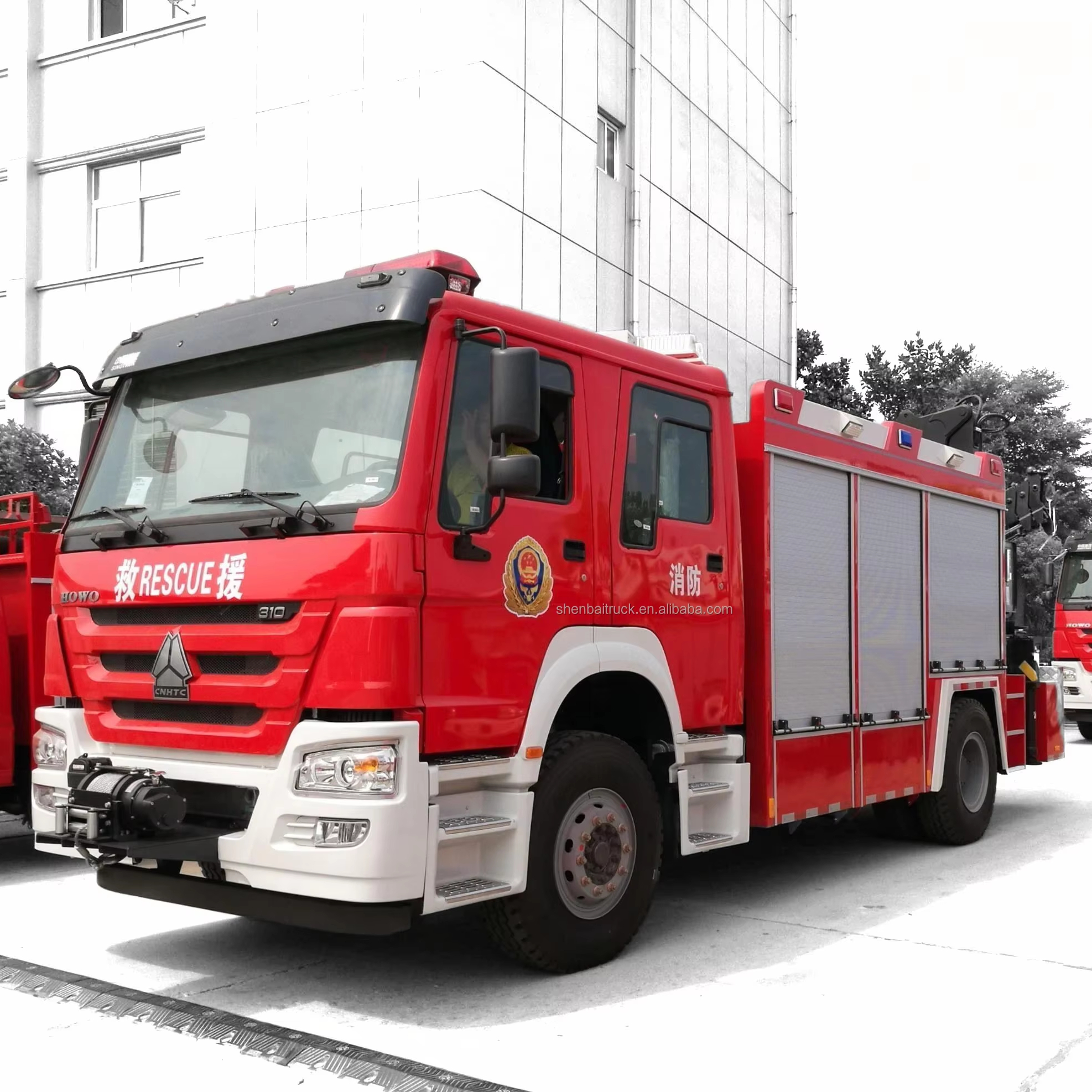 Заводская распродажа, новый бензовоз HOWO 4x2 8-10 куб. М, пожарный грузовик, 5-тонный кран, аварийно-спасательный автомобиль
