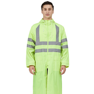Impermeable Reflectante para Hombre Super Factory, de una Sola Pieza, 190T Poliéster PVC, con Capucha Larga, para Trabajo, Camping y Actividades al Aire Libre, 700g - Product Image 3