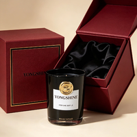 Offre Spéciale – Pot à bougie en verre transparent rond vide de 100 ml avec couvercle personnalisé pour parfums d'ambiance