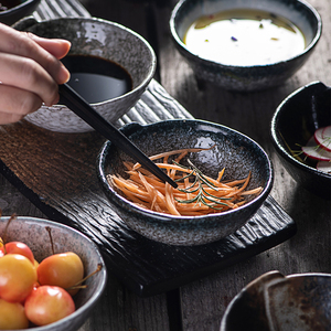 Restaurant <span class=keywords><strong>japonais</strong></span> coréen vaisselle en céramique poterie <span class=keywords><strong>tapas</strong></span> apéritif sauce soja bols de service ensemble bol à céréales - Product Image 4