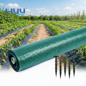 Tapis anti-mauvaises herbes à prix d'usine, couverture de <span class=keywords><strong>sol</strong></span> en PP tissé, tapis en plastique pour le contrôle des adventices - Product Image 1