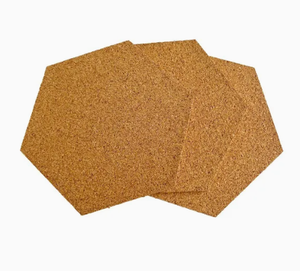 Tuiles hexagonales en liège autocollantes |   Peut être utilisé comme tableaux d'affichage muraux, panneaux décoratifs en liège à faire soi-même - Product Image 5