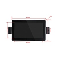 Venta de Fábrica, Pantalla de TV para Autobús de 18.5 Pulgadas HD, 12-24V, Pantalla Publicitaria AV, Monitor Multimedia Universal para Autobús, Tren y Metro
