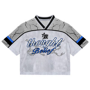 T-shirts décontractés pour hommes de premier choix, style hip-hop, en tricot Spandex/Polyester 200g, impression numérique, séchage rapide, service OEM, patchwork personnalisé - Product Image 6